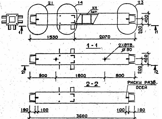 Колонна 4КС 36.36-6-с Серия 1.020.1-2с/89